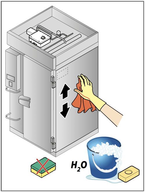 Zoom - How to clean the blast chiller?